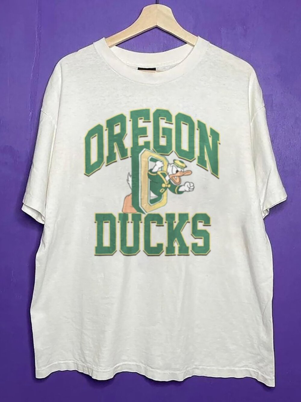 Vintage NCAA Oregon Ducks Logo Shirt, University of Oregon Ducks Football Shirt